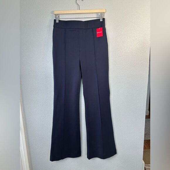 NWT*** SPANX pbp Hi Rise Flare Pants in Classic Navy - Size M - Picture 5 of 15